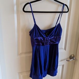 Arden B blue buckle tank